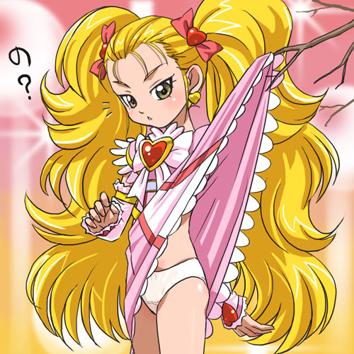 kujou hikari and shiny luminous (precure and 2 more) drawn by haruyama_kazunori