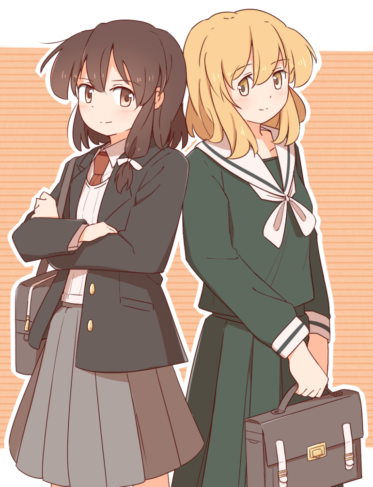usami renko and maribel hearn (touhou) drawn by unagi_sango