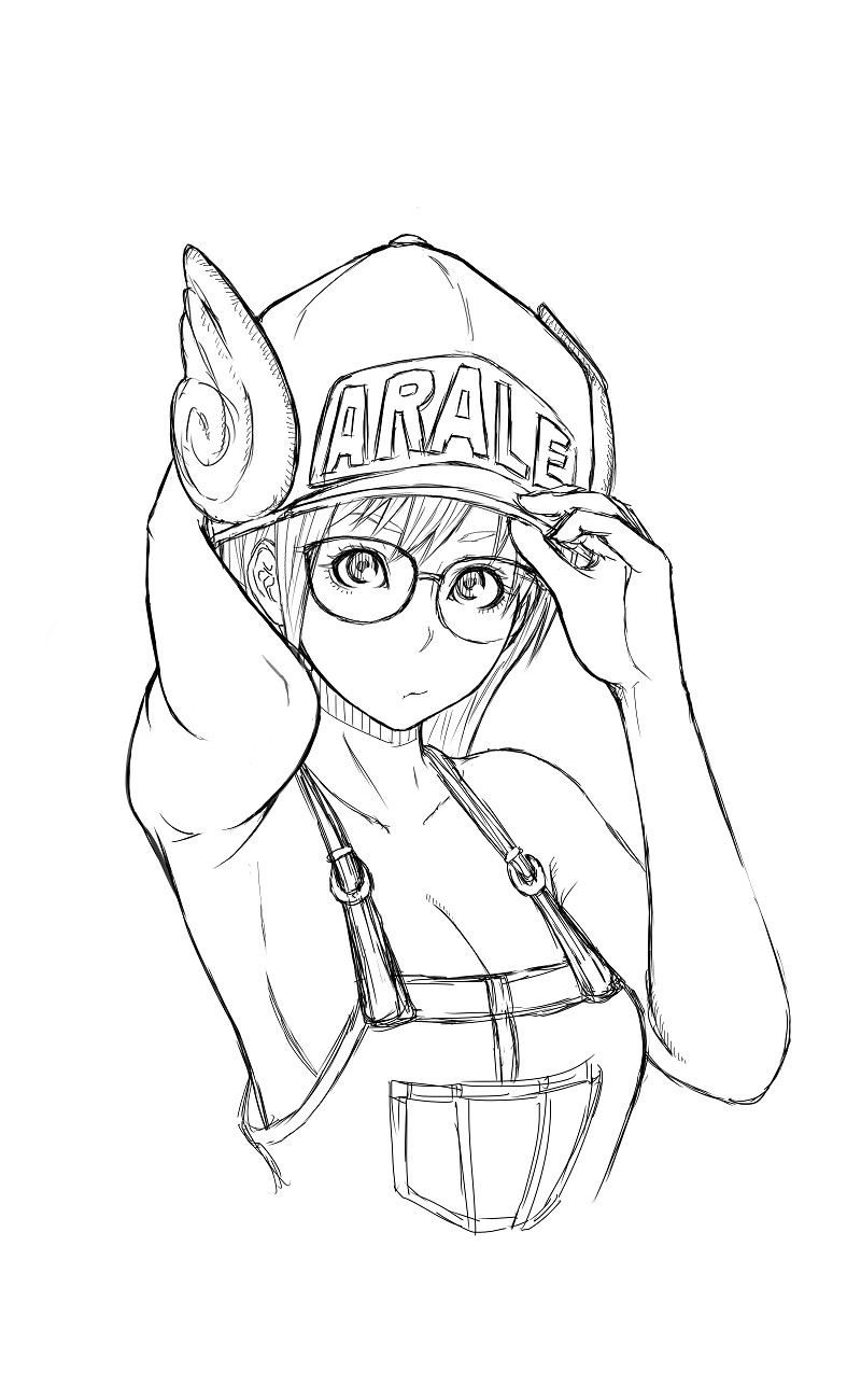 norimaki arale (dr. slump) drawn by odeshi_(zuma_odesi)