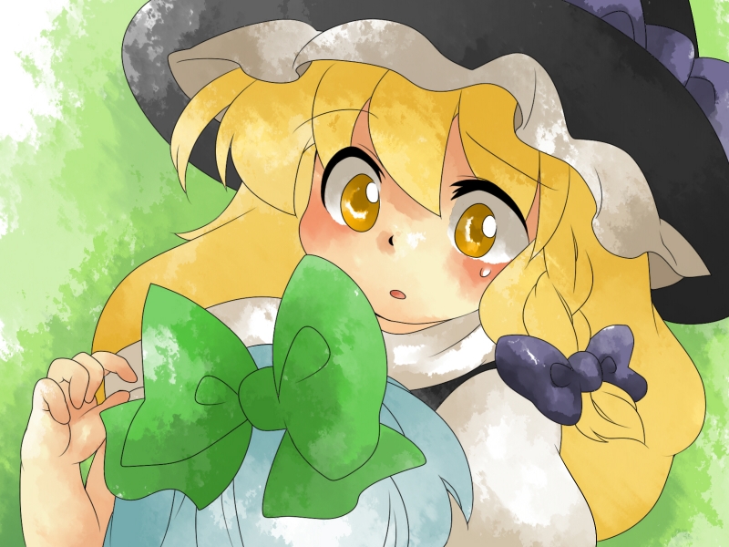 kirisame marisa and cirno (touhou) drawn by hammer_(sunset_beach)