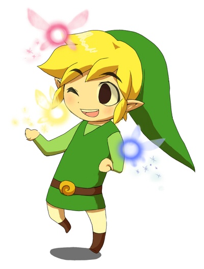 link and toon link (the legend of zelda and 1 more) drawn by porokku