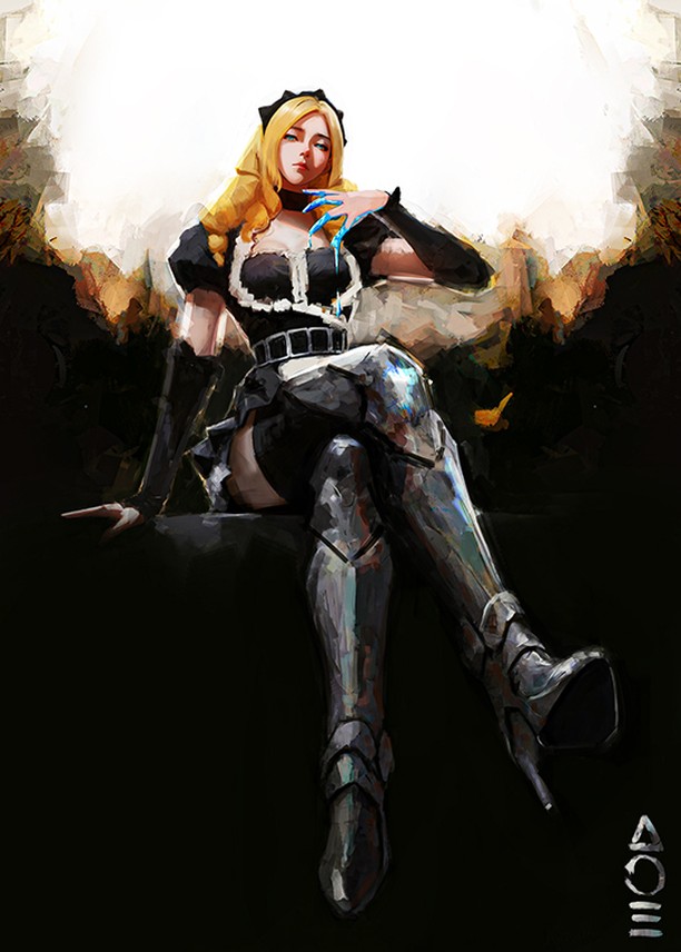 solution epsilon (overlord) drawn by artofenvy