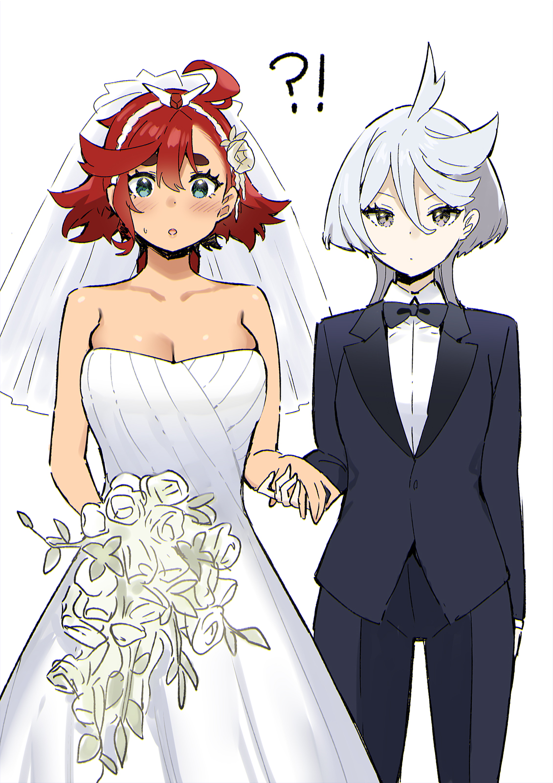 Suletta Mercury And Miorine Rembran gundam And 1 More Drawn By Sky suletta-mercury-and-miorine-rembran-gundam-and-1-more-drawn-by-sky