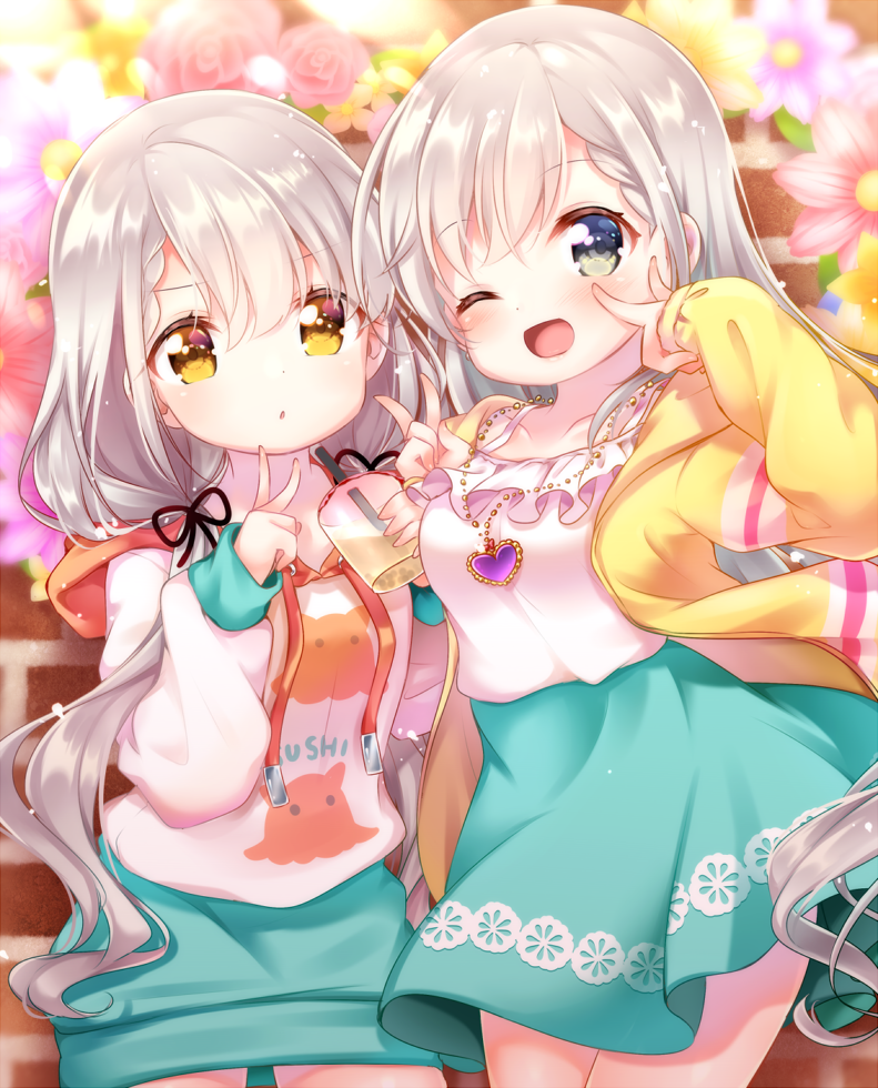 hisakawa hayate and hisakawa nagi (idolmaster and 2 more) drawn by kofa_(ikyurima)