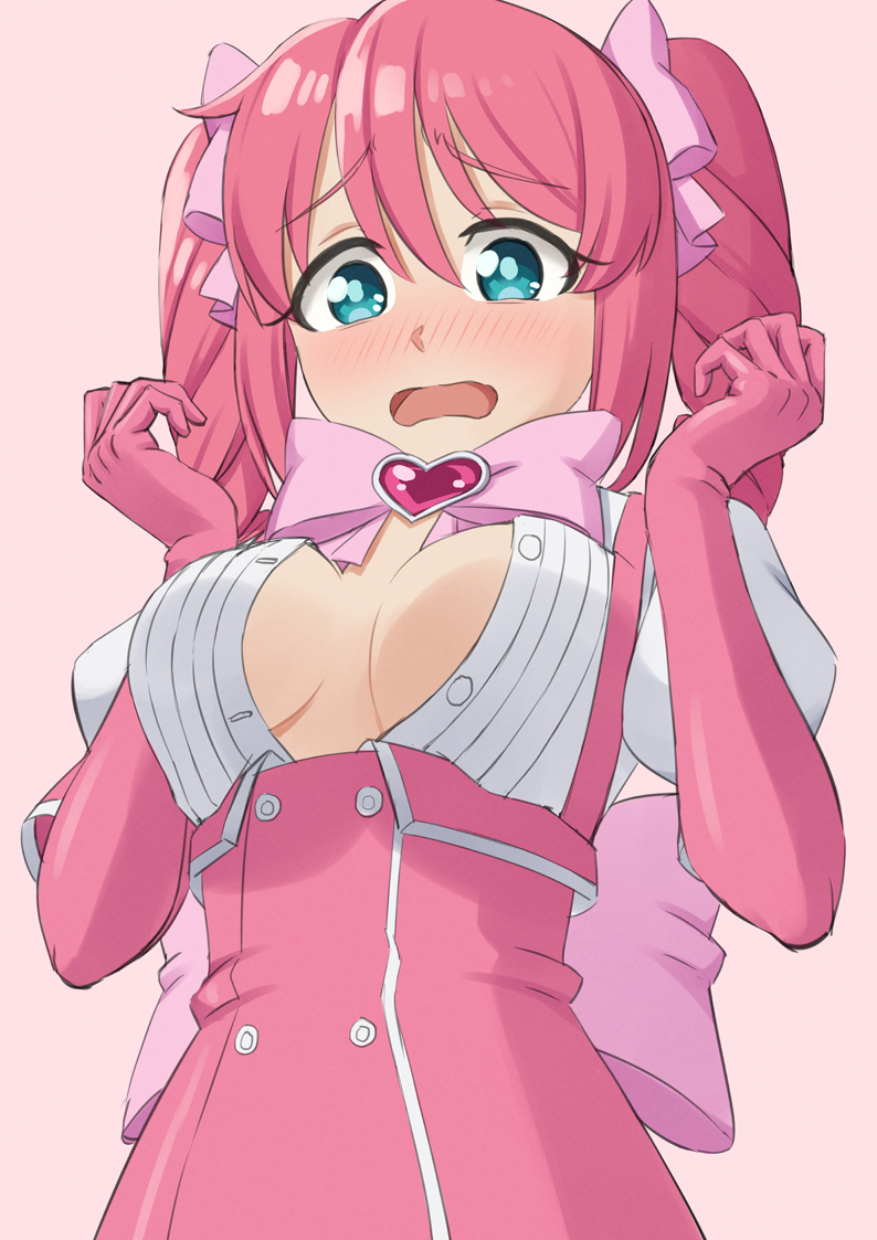 hanabishi haruka and magia magenta (mahou shoujo ni akogarete) drawn by easy_(aqk7bdqt)