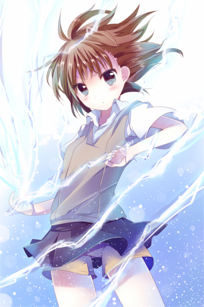 misaka mikoto (toaru majutsu no index and 1 more) drawn by mishima_kurone