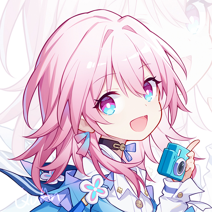 march 7th (honkai and 1 more) drawn by quan_(kurisu_tina)