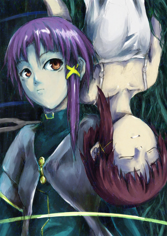 iwakura lain (serial experiments lain) drawn by rei_oe