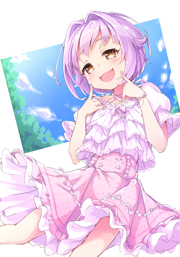 koshimizu sachiko (idolmaster and 1 more) drawn by kuresuku_(lessons)