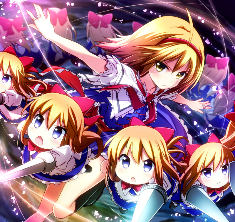 alice margatroid and shanghai doll (touhou) drawn by sui._(ayase)
