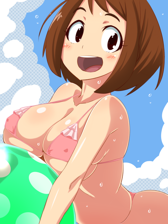 uraraka ochaco (boku no hero academia) drawn by tamezou