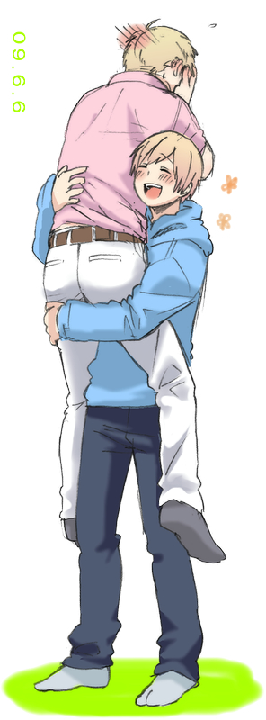 finland and sweden (axis powers hetalia) drawn by honnomusi323
