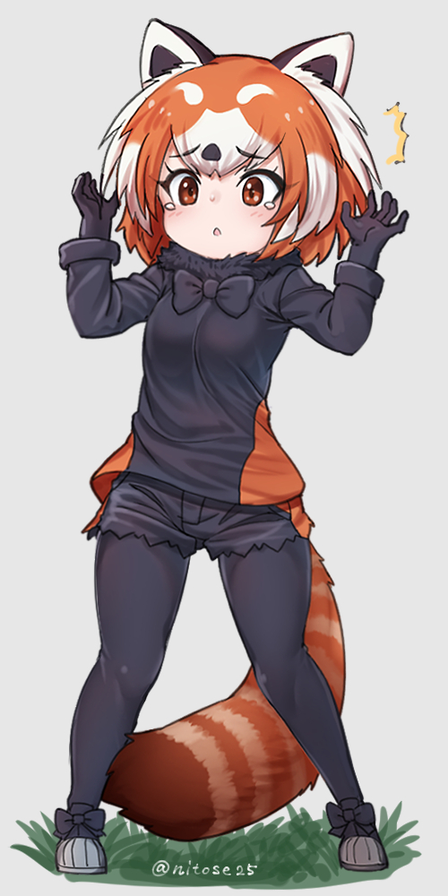red panda (kemono friends and 1 more) drawn by nyifu