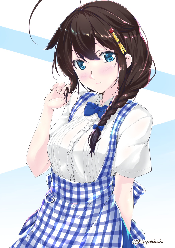 shigure and shigure kai ni (kantai collection and 1 more) drawn by mikage_takashi