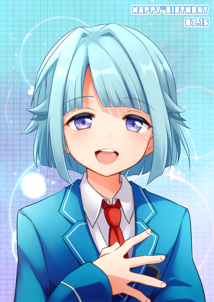 shino hajime (ensemble stars!) drawn by take_no_ko