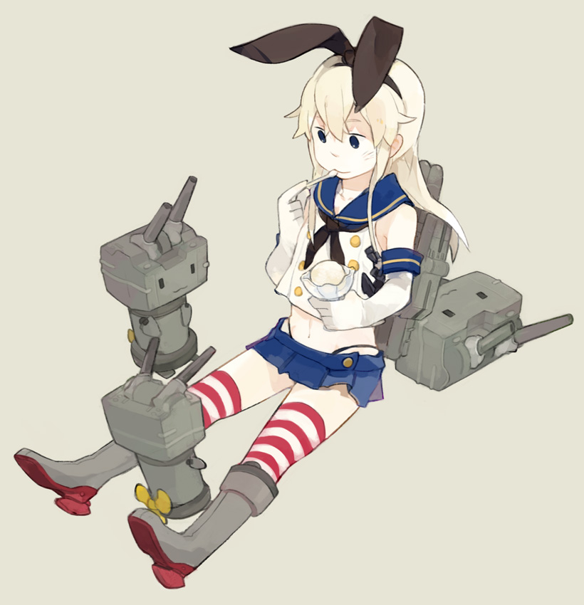 shimakaze and rensouhou-chan (kantai collection) drawn by glider_(guraida)