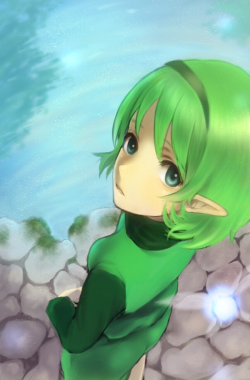 saria (the legend of zelda and 1 more) drawn by eiri_(gb-delta)