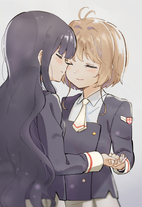 kinomoto sakura and daidouji tomoyo (cardcaptor sakura and 1 more) drawn by shibasaki_shouji