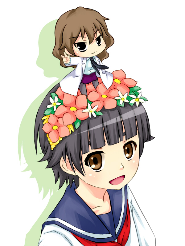 uiharu kazari and kiyama harumi (toaru majutsu no index and 1 more) drawn by piku