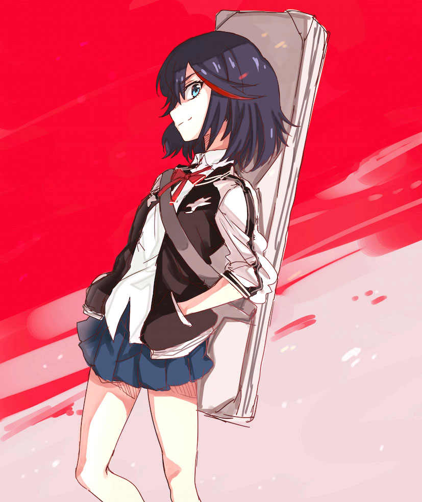 matoi ryuuko (kill la kill) drawn by isshi_pyuma