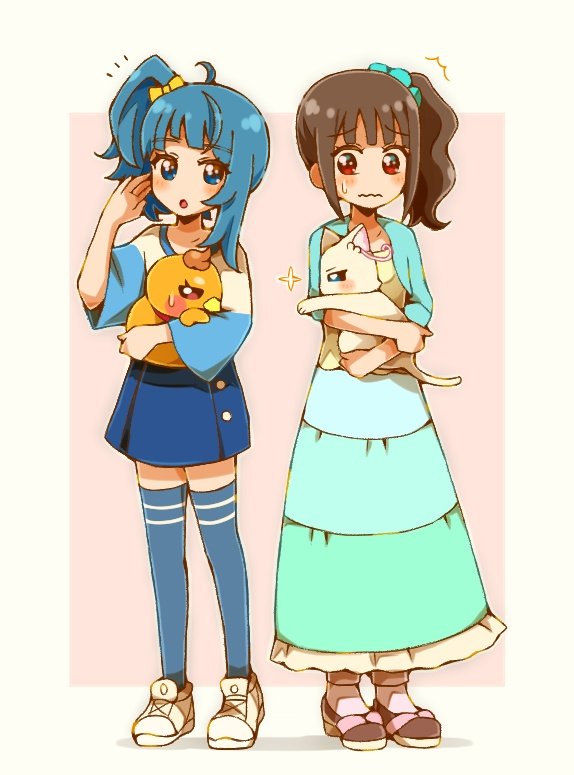 sora harewataru, nekoyashiki yuki, nekoyashiki mayu, and yuunagi tsubasa (precure and 2 more) drawn by yuu13