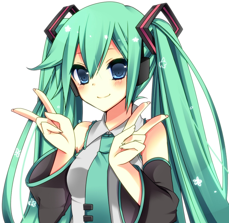 hatsune miku (vocaloid) drawn by imouto_(takahashisan) and izumi_koyune