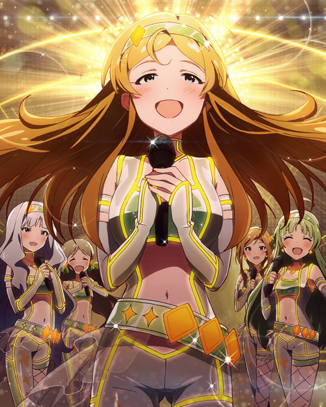 shijou takane, shimabara elena, handa roco, momose rio, and shinomiya karen (idolmaster and 1 more)