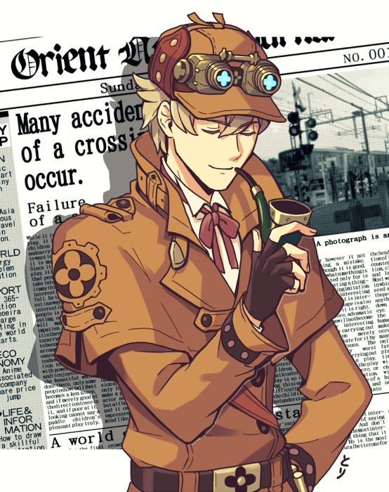 herlock sholmes (ace attorney and 1 more) drawn by tori_(11toritori)