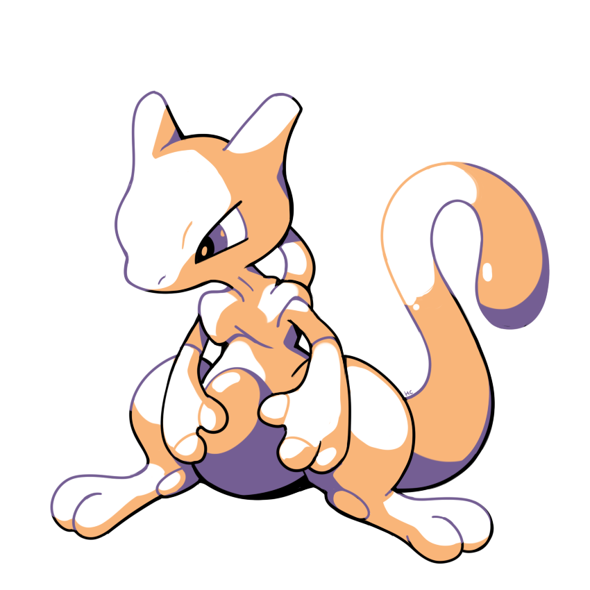 mewtwo (pokemon and 1 more) drawn by rumwik