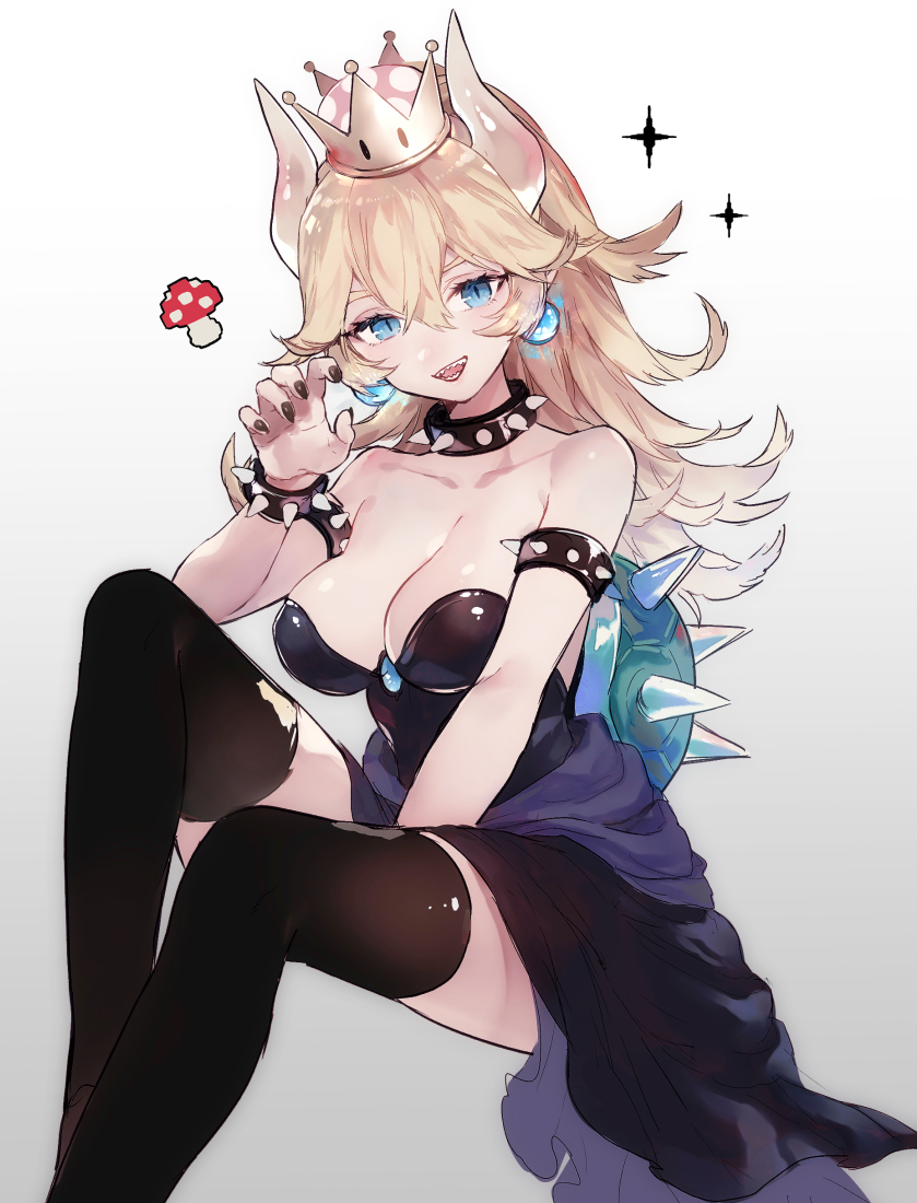 bowsette (mario and 1 more) drawn by natsuiro_xx | Danbooru