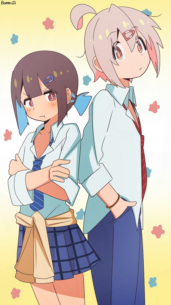 hozuki momiji and oyama mahiro (onii-chan wa oshimai!) drawn by bambi2000line
