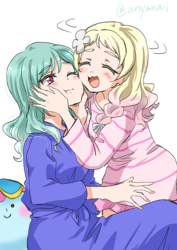onitsuka natsumi and onitsuka tomari (love live! and 1 more) drawn by unya