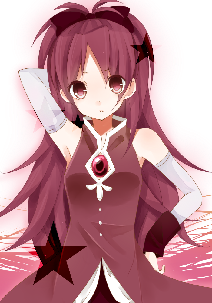 sakura kyoko (mahou shoujo madoka magica) drawn by kamitukicoco
