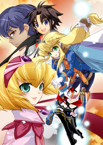 clarissa arwin, alexia lynn elesius, felius arwin, and levin brenton (wild arms and 1 more) drawn by suzuragi_karin