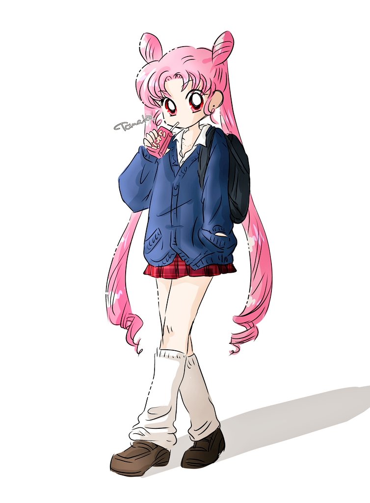 chibi usa (bishoujo senshi sailor moon) drawn by rockcandy_0000