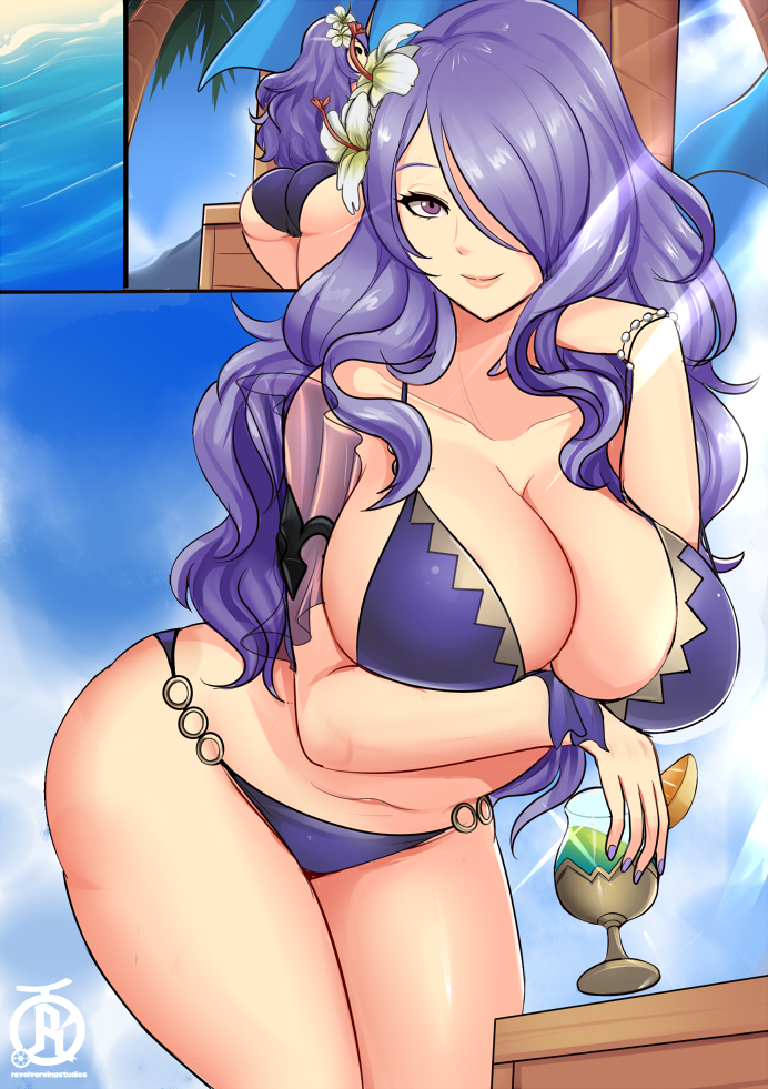 camilla (fire emblem and 2 more) drawn by revolverwing