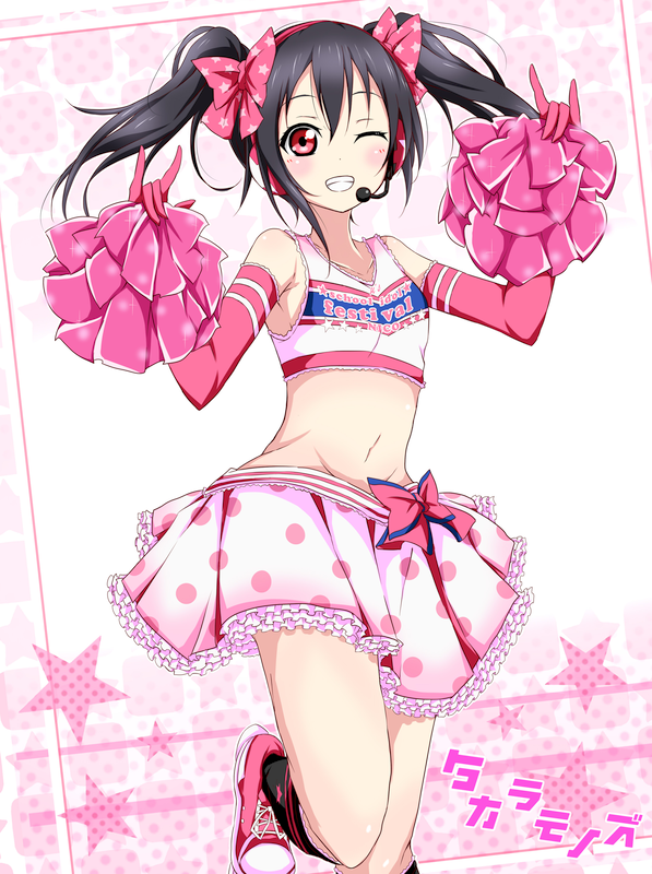 yazawa nico (love live! and 2 more) drawn by karamoneeze
