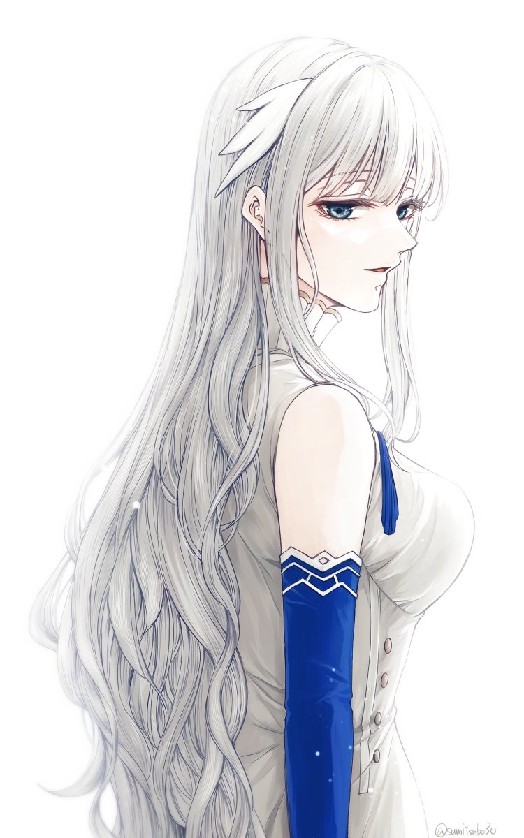 lilia (ender lilies quietus of the knights and 1 more) drawn by sorakaze_(mire)