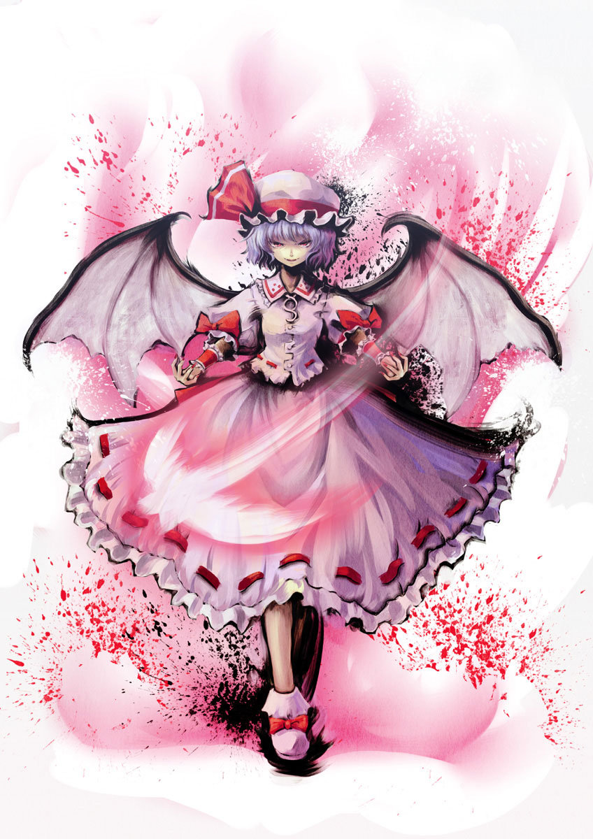 remilia scarlet (touhou and 2 more) drawn by hyuuga_azuri