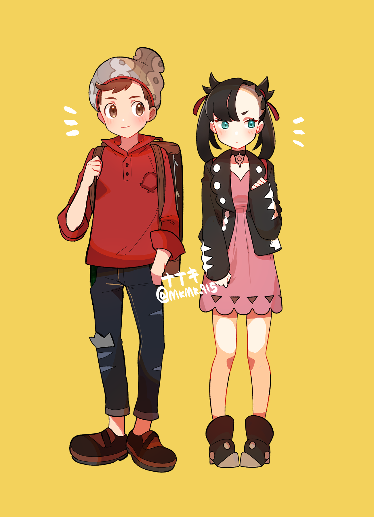 Pokemon marnie x victor