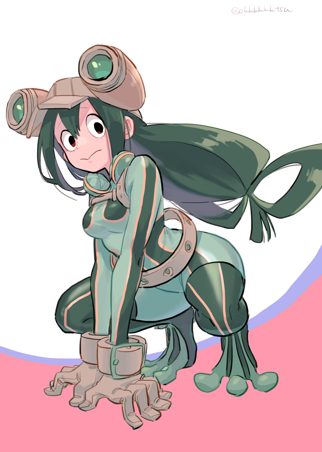 asui tsuyu (boku no hero academia) drawn by ohhhhhhtsu