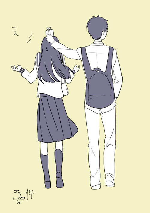 tsukahara kaname and aida hisako (kimi to boku) drawn by roku_(tsua-kihuyu)