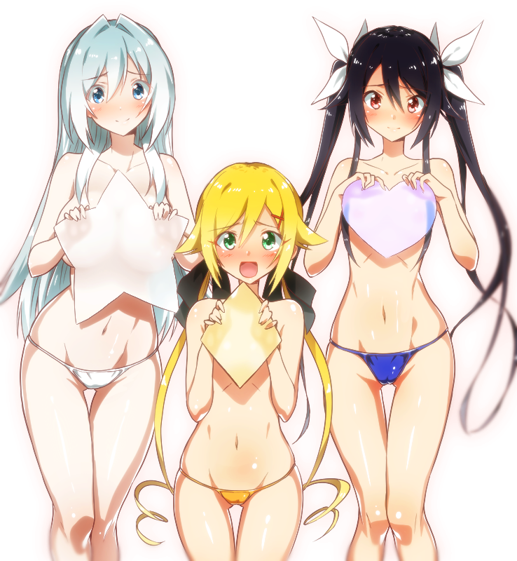 tsube aika, twoearle, and shindou erina (ore twintail ni narimasu) drawn by yuto_(dialique)
