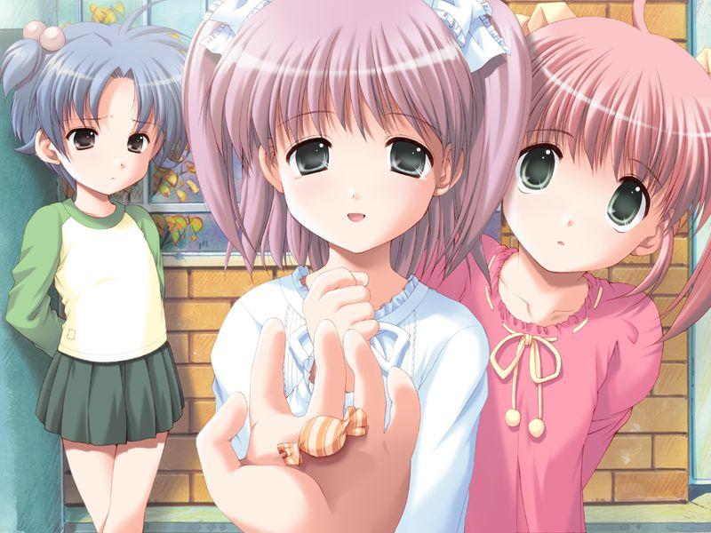 sendou sayaka, ichinose misa, and ichinose miho (ano sora no mukougawa) drawn by azuma_yuki