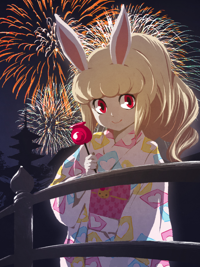 omatsuri rabby (youkai watch and 1 more) drawn by kirara_(hitominak3)