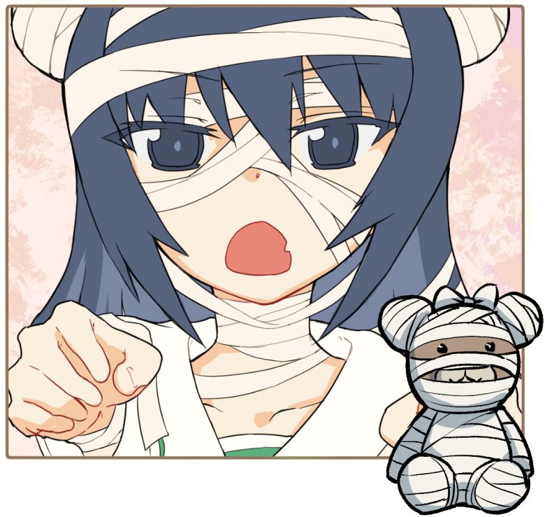 reizei mako and boko (girls und panzer) drawn by monolith_(suibou_souko)