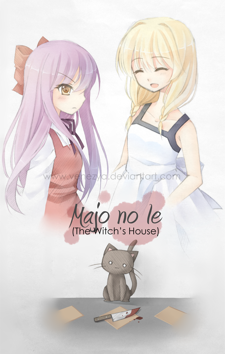 viola and ellen (majo no ie) drawn by venezya