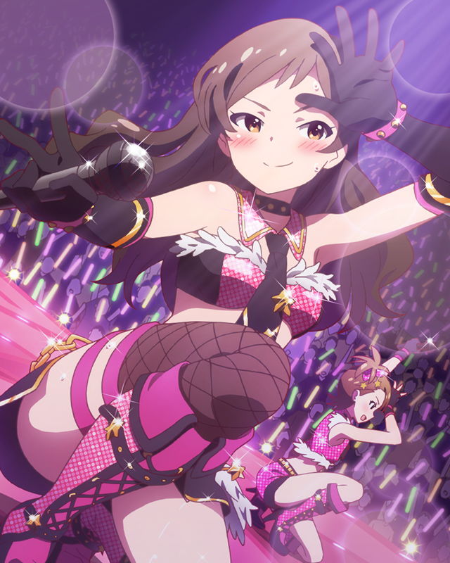futami ami and kitazawa shiho (idolmaster and 1 more)
