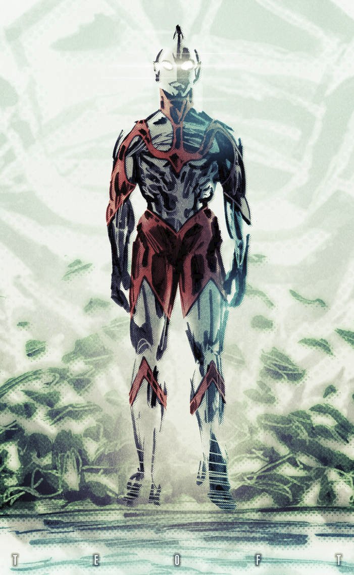 ultraman (ultra series and 1 more) drawn by teoft
