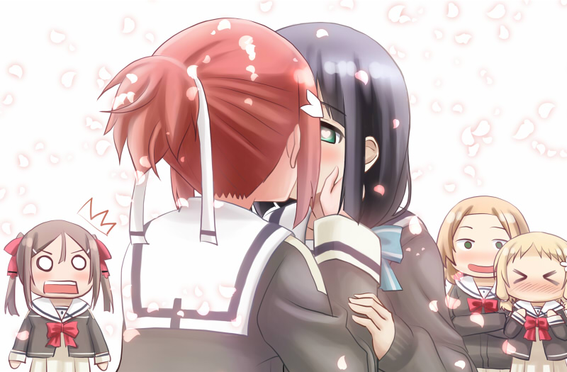 yuuki yuuna, tougou mimori, miyoshi karin, inubouzaki fuu, and inubouzaki itsuki (yuusha de aru and 1 more) drawn by copo_(copo_deluxe)